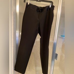 Banana republic work pants with satin pleating